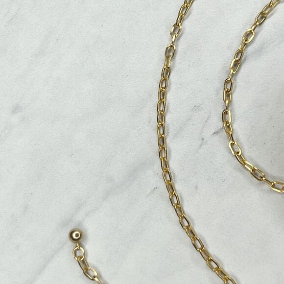 Gold Tone Double Strand Chain Link Belt - Small (S) ✨ - Picture 8 of 11